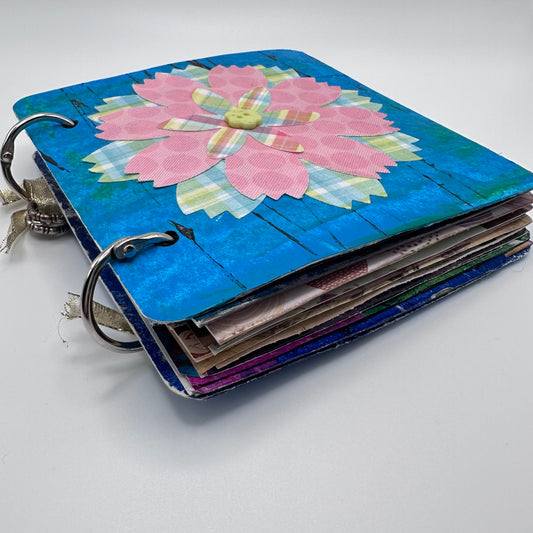 Handmade Smashbook Journal (22 Pages) | OOAK Mixed Media Junk Journal