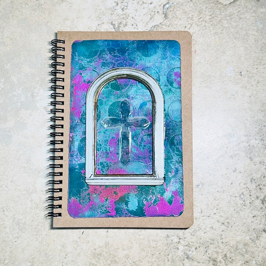 Lined Spiral Bound Notebook: Faith