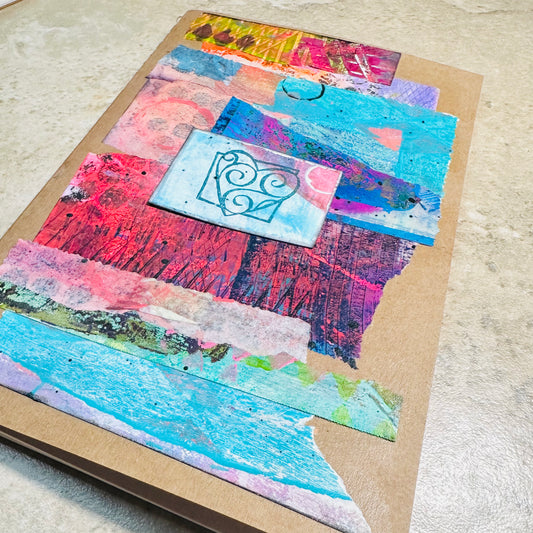 Lined Softcover Notebook: Heart Swing
