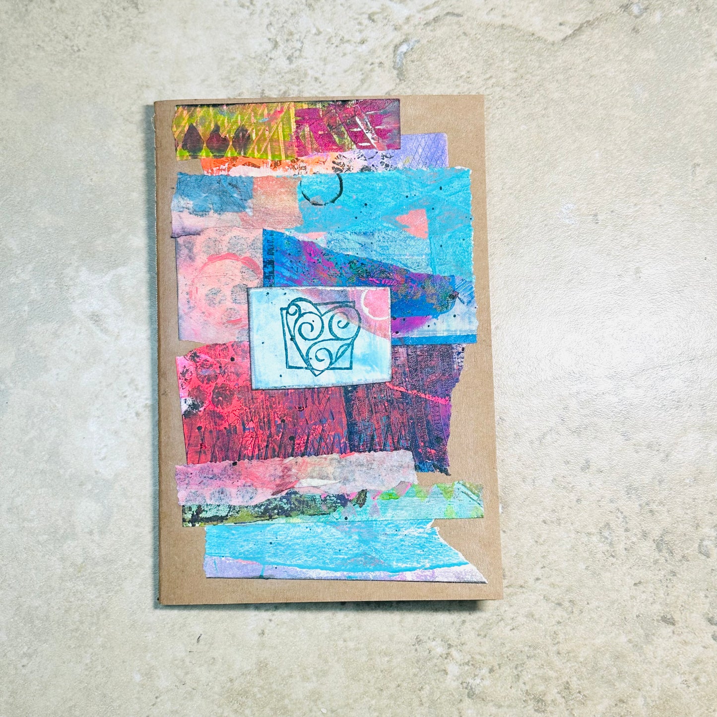 Lined Softcover Notebook: Heart Swing