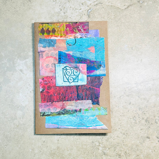 Lined Softcover Notebook: Heart Swing