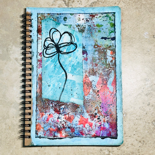 Lined Spiral Bound Notebook: Hidden