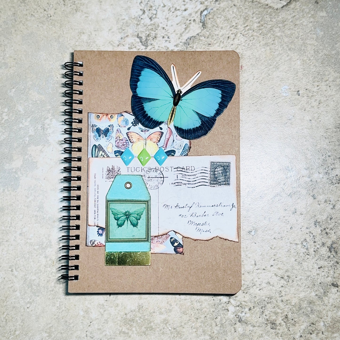 Lined Spiral Bound Notebook: Wings