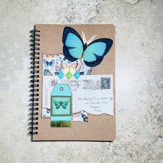 Lined Spiral Bound Notebook: Wings