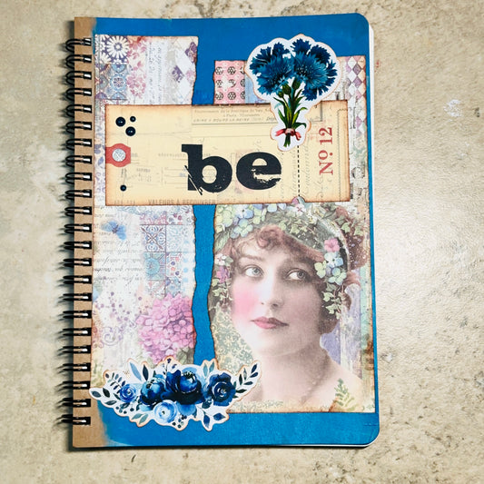 Lined Spiral Bound Notebook: BE