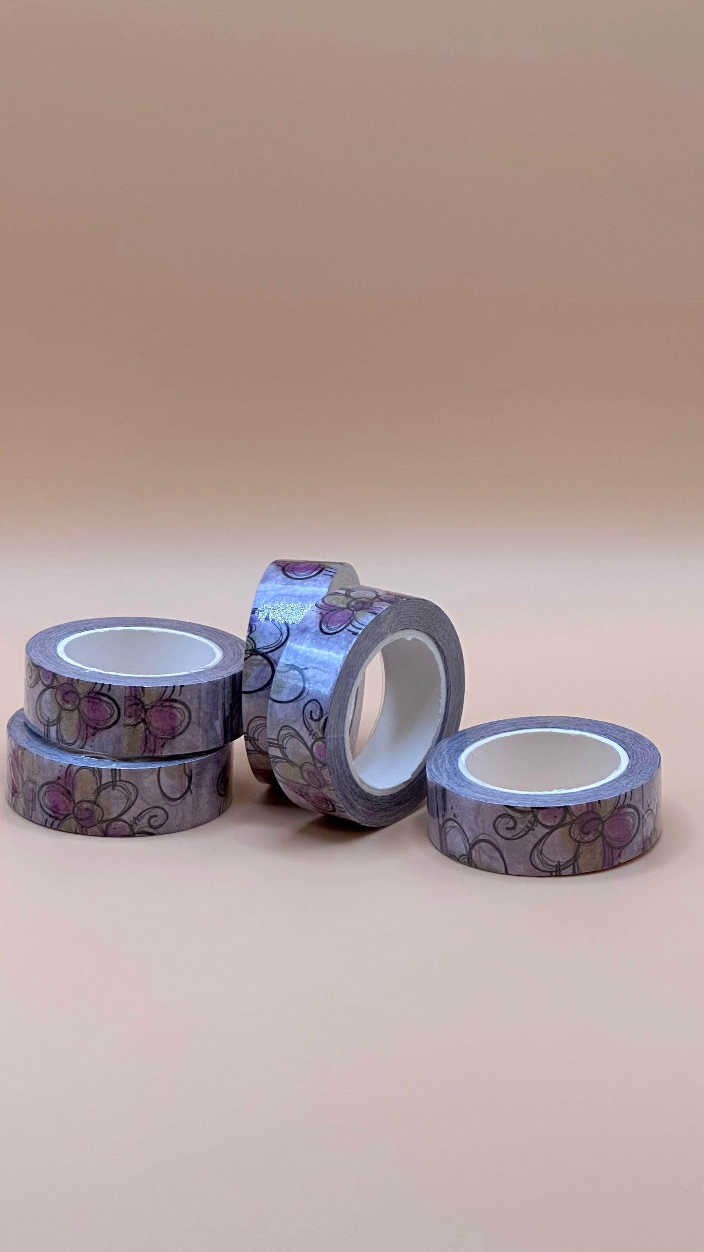 Purple Rain Washi Tape - Oops Batch (Small Print Flaw)