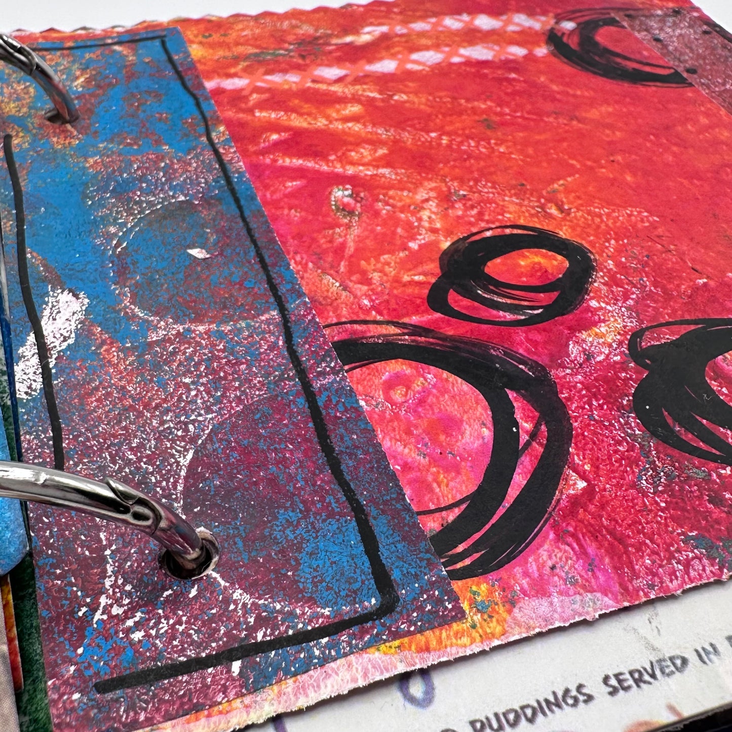 Handmade Smashbook Journal (22 Pages) | OOAK Mixed Media Junk Journal