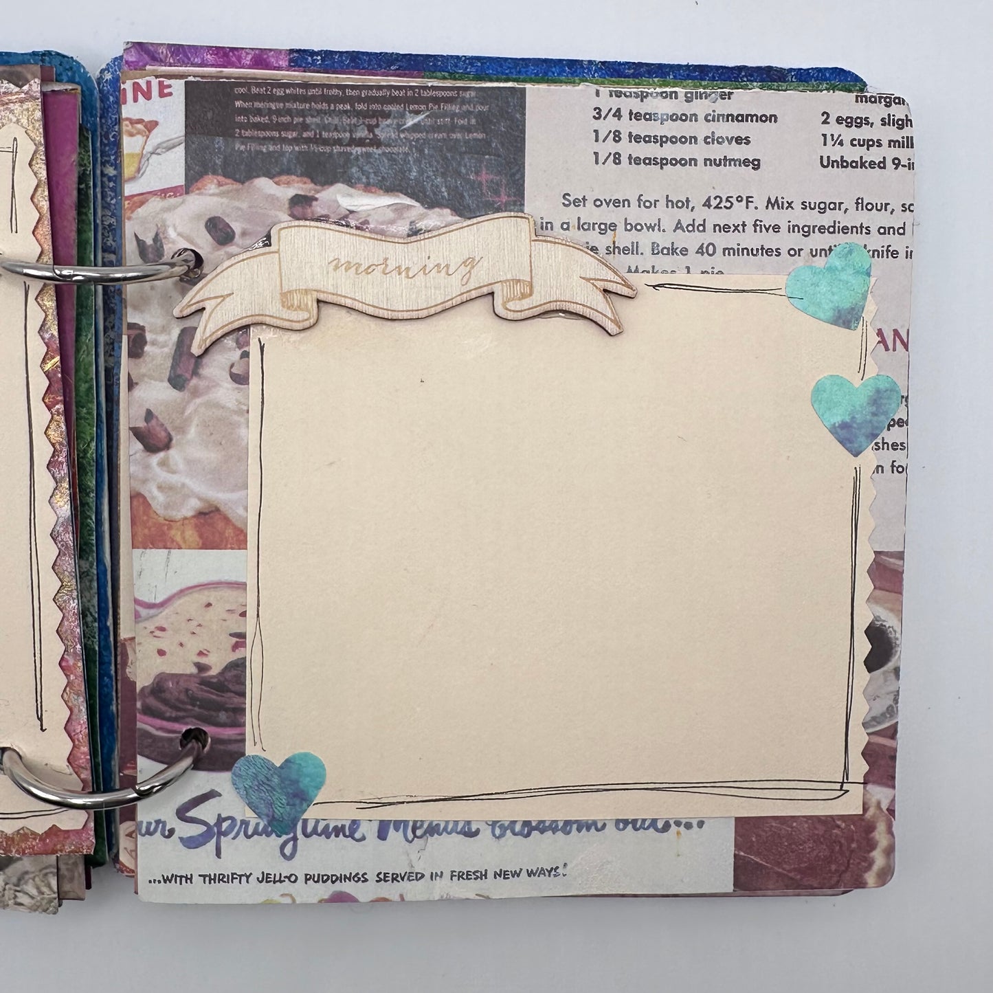 Handmade Smashbook Journal (22 Pages) | OOAK Mixed Media Junk Journal
