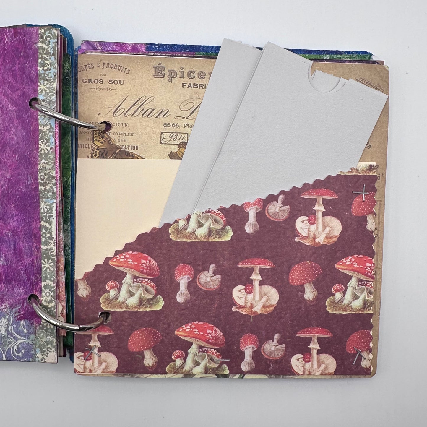 Handmade Smashbook Journal (22 Pages) | OOAK Mixed Media Junk Journal