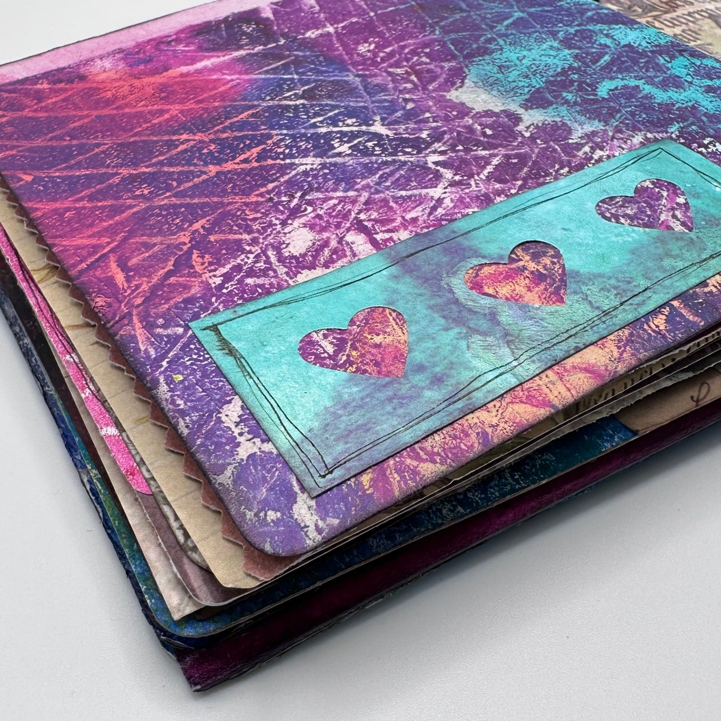 Handmade Smashbook Journal (22 Pages) | OOAK Mixed Media Junk Journal