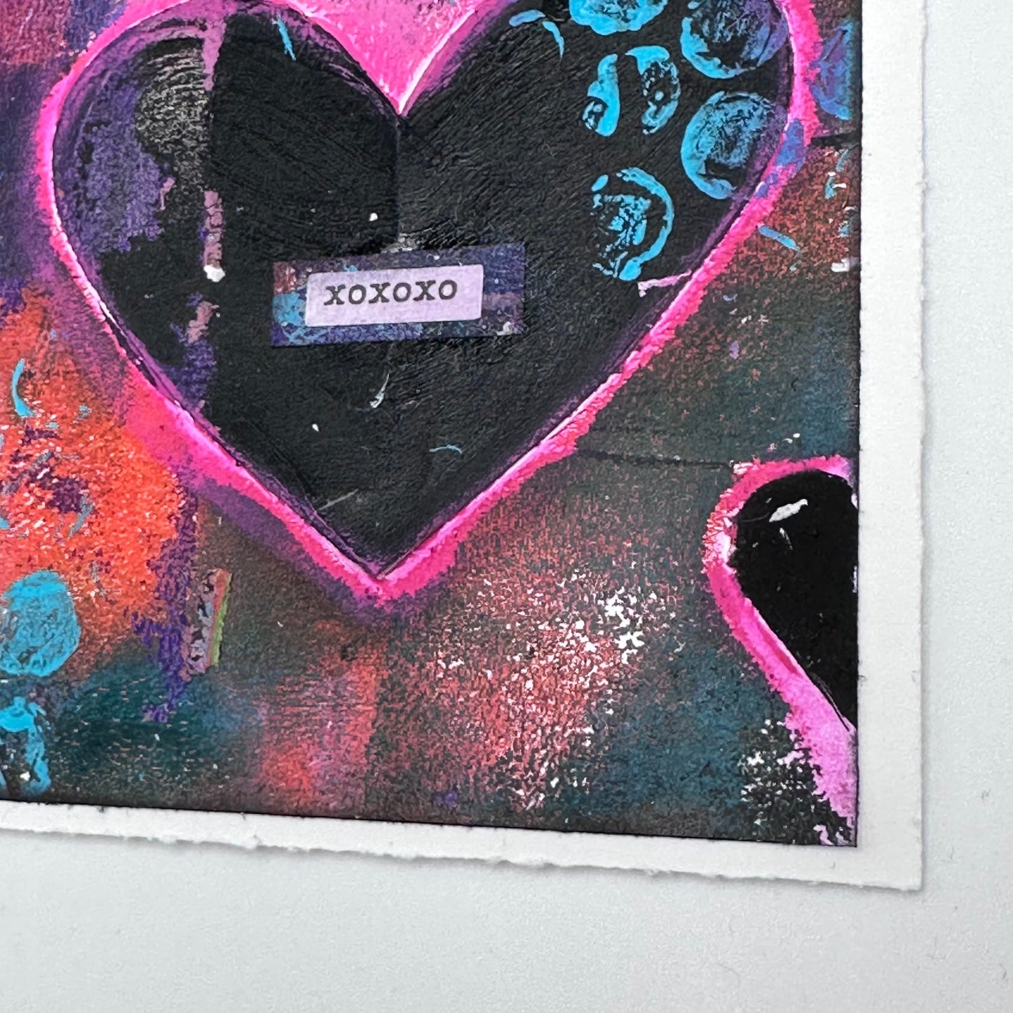 Valentine Cards - Grunge Theme - set of 5